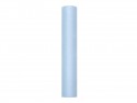 Tulle lisse, bleu, 3 x 9m, 0