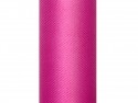 Tulle uni, fuchsia, 0,3 x 9m