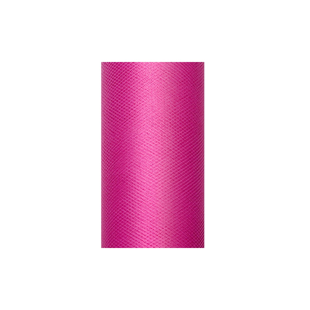 Tulle uni, fuchsia, 0,3 x 9m