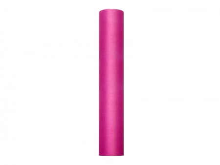 Tulle uni, fuchsia, 0,3 x 9m