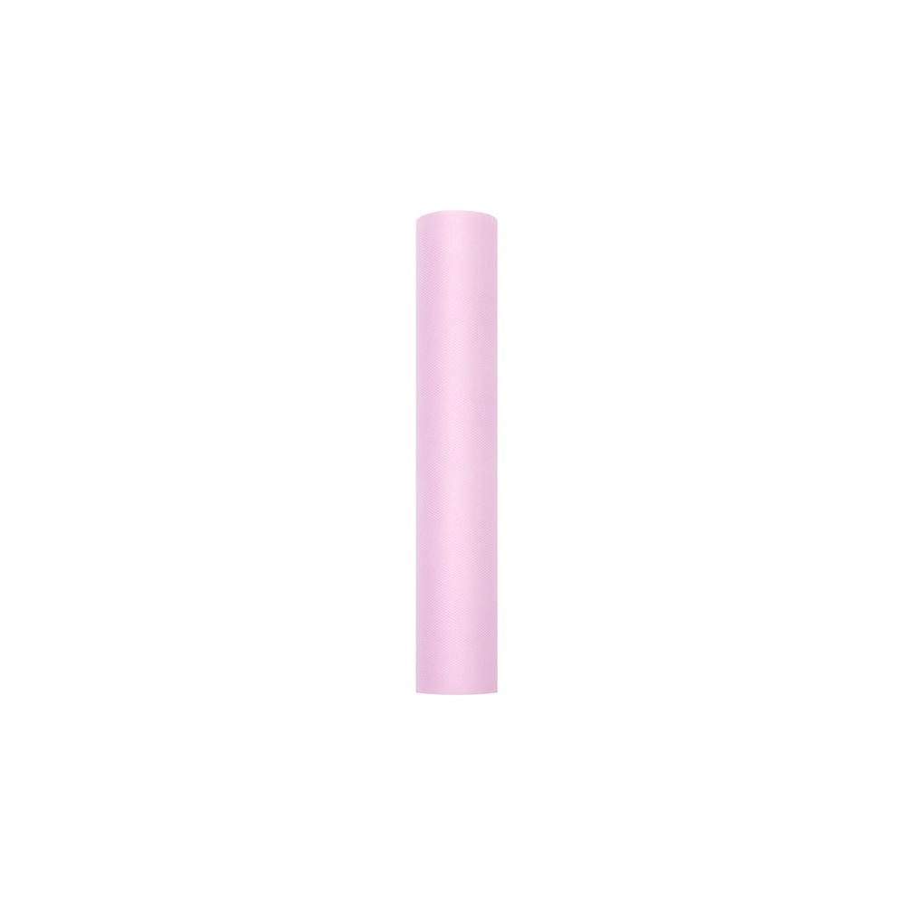 Tulle uni, rose clair, 0,30 x 9m