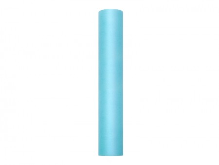 Tulle uni, turquoise, 0,3 x 9m