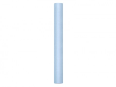 Tulle uni, bleu, 0,5 x 9m