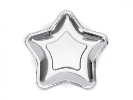 Assiettes Étoiles, argent,...