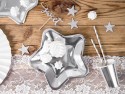 Assiettes Étoiles, argent, 18cm