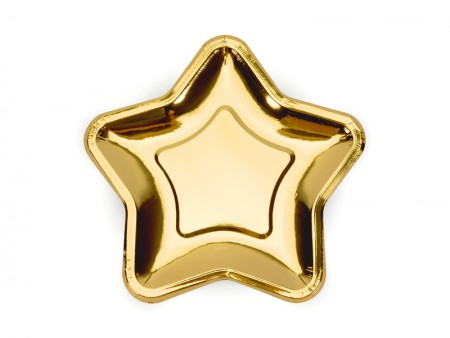 Assiettes Étoiles, or 18cm