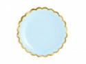 Assiettes, bleu, 18cm