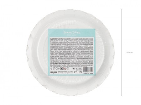 Assiettes, bleu, 18cm