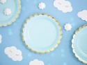 Assiettes, bleu, 18cm