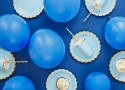 Assiettes, bleu, 18cm