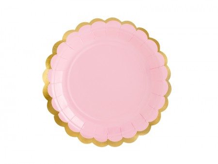 Assiettes, rose, 18 cm