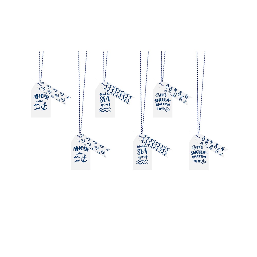 Etiquettes de cadeaux Ahoy