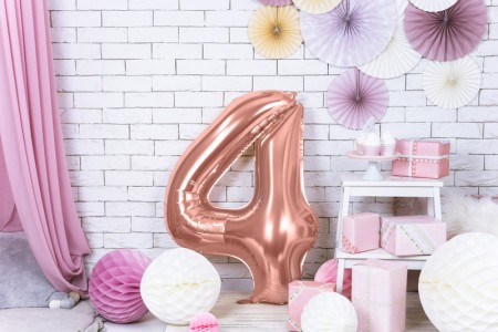 Ballon en aluminium Chiffre...