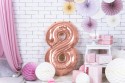 Ballon en aluminium Chiffre ''8'', 86cm, or rose