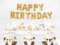 Ballon Mylar Happy Birthday, 340x35cm, or