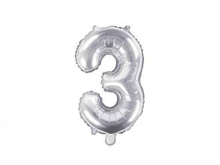 Ballon Mylar Chiffre ''3'',...