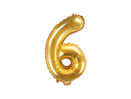 Ballon Mylar Chiffre ''6'',...
