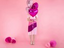 Ballon Mylar Coeur, 45cm, rose foncé