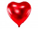 Ballon Mylar Coeur, 45cm, rouge