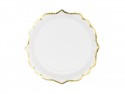 Assiettes en papier, blancs, 18,5 cm