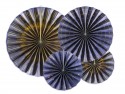 Rosettes décoratives, bleu marine