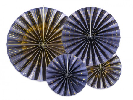 Rosettes décoratives, bleu...