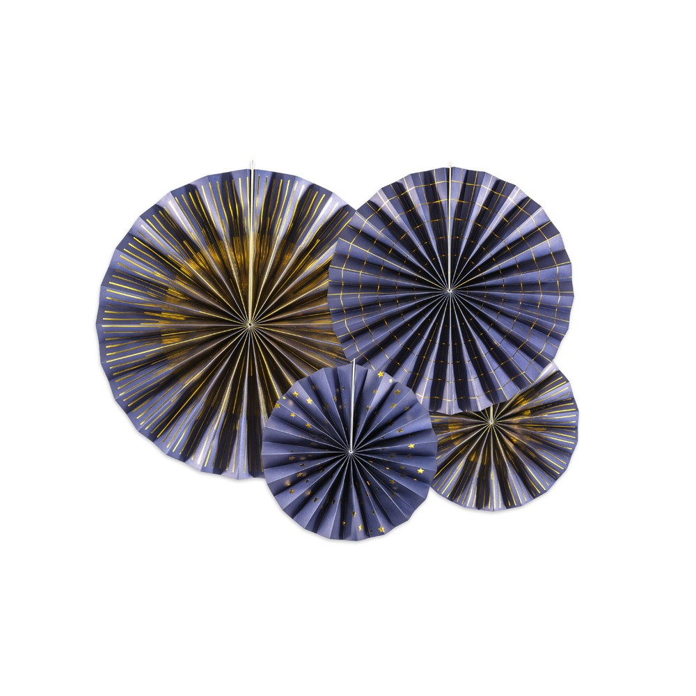 Rosettes décoratives, bleu marine