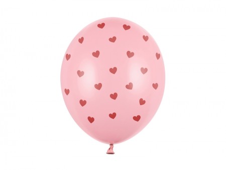 Ballons 30 cm, Coeurs, Rose...