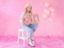Ballon Mylar Chiffre ''0'', 35cm, or rose