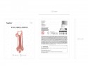 Ballon Mylar Chiffre ''1'', 35cm, or rose