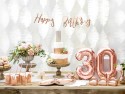 Ballon Mylar Chiffre ''3'', 35cm, or rose
