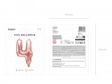Ballon Mylar Chiffre ''4'', 35cm, or rose