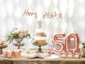 Ballon Mylar Chiffre ''5'', 35cm, or rose