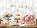 Ballon Mylar Chiffre ''6'', 35cm, or rose