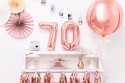 Ballon Mylar Chiffre ''7'', 35cm, or rose
