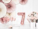 Ballon Mylar Chiffre ''7'', 35cm, or rose