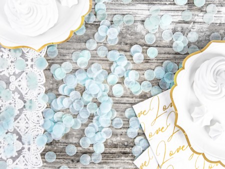 Confettis Cercles, bleu...