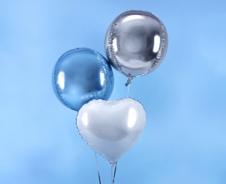 Ballon Mylar Boule, 40cm,...