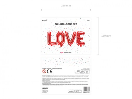 Ballon Mylar Love,...