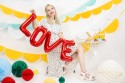 Ballon Mylar Love, 140x35cm, rouge