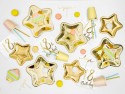 Assiettes étoiles, or, 23 cm