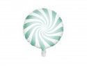 Ballon Mylar Bonbon, 35cm, menthe