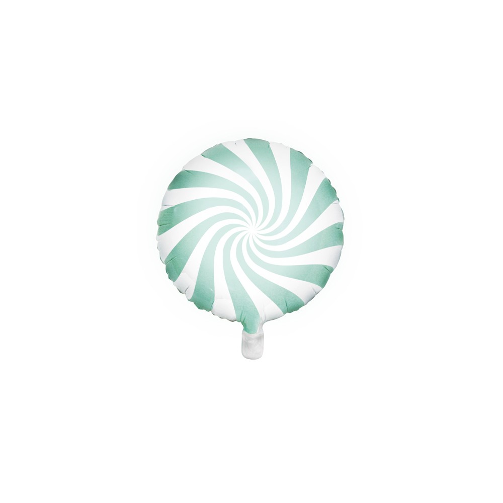 Ballon Mylar Bonbon, 35cm, menthe