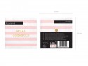 Serviettes de table Yummy - Hello Gorgeous, rose clair, 33x33cm