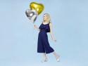 Ballon Mylar Coeur, 61cm, argenté