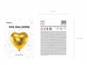 Ballon Mylar Coeur, 61cm, or