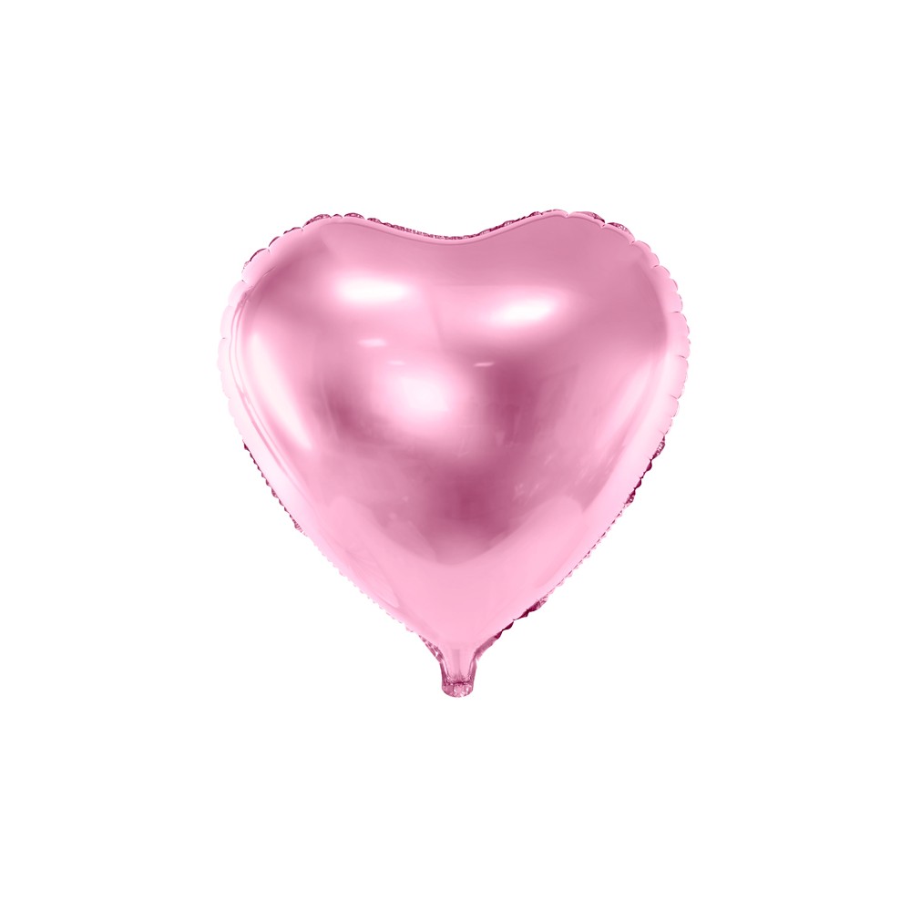 Ballon Mylar Coeur, 61cm, rose clair