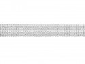 Ruban en strass, argent, 4x900cm