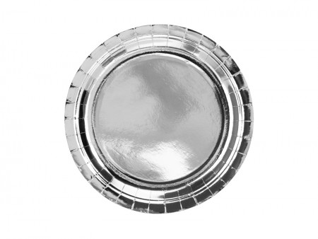Assiettes rondes, argent,...