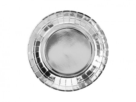 Assiettes, argent, 18cm